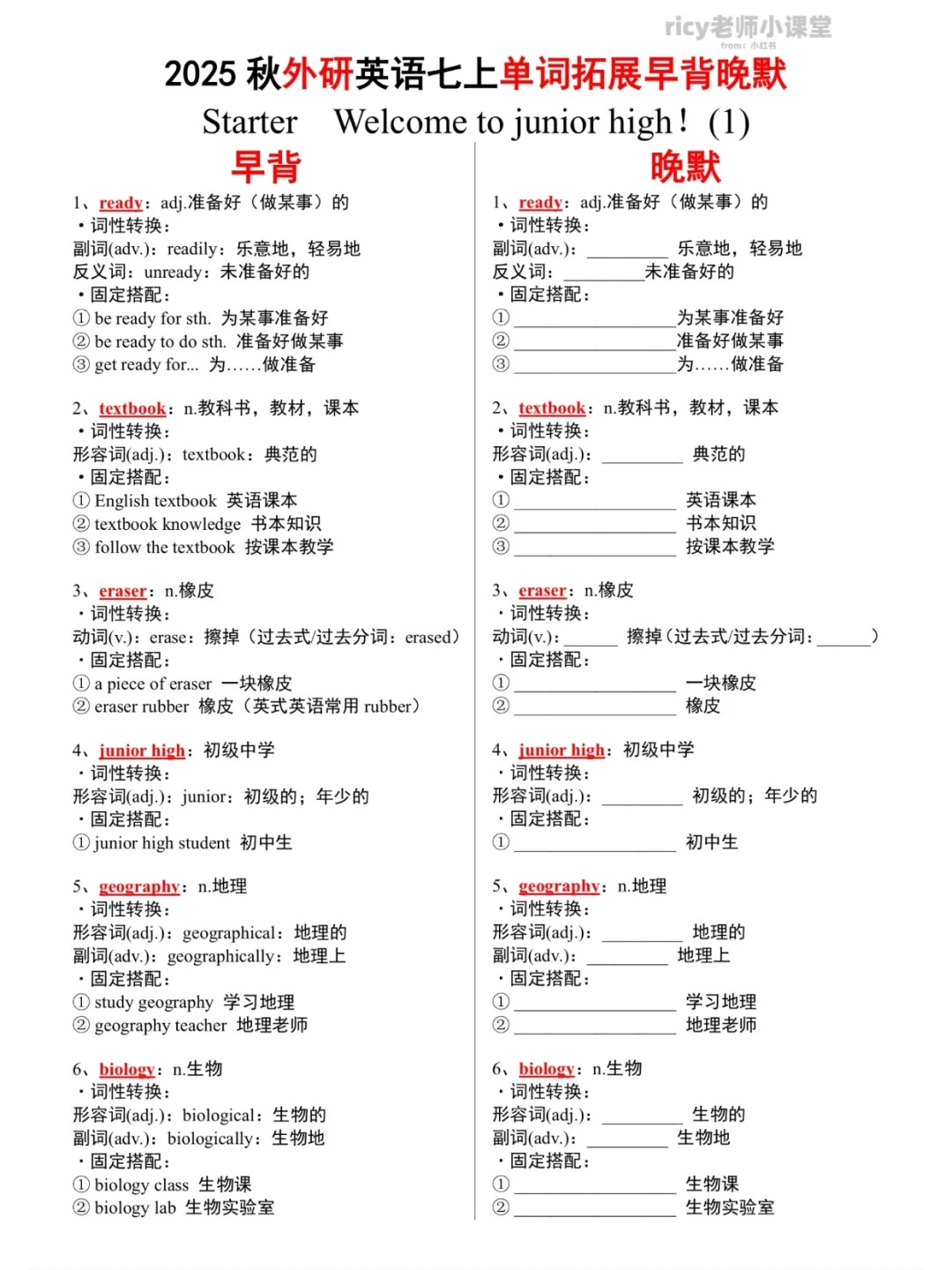 新初一月考逆袭!就这25七上新外研英语资料 月考 第2张 新初一月考逆袭!就这25七上新外研英语资料 月考 第2张